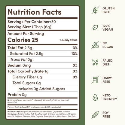 Mushroom Matcha Starter Kit (60 Servings)